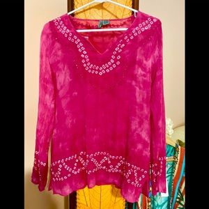 Sale 🌺Boho Crystals Cool India Top FS